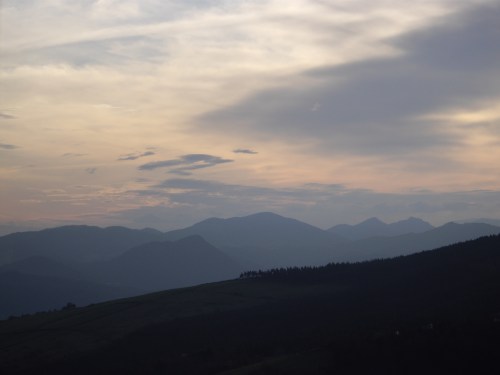 Fotografia obtenida esta mañana desde un punto situado entre Mañu y la cumbre de Sollube
