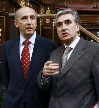 Una instantánea con Ramón Jauregui en el hemiciclo