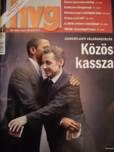 Portada de un semanario húngaro que se muestra escéptico con respecto a los foros multilaterales llamados a resolver los grandes problemas de nuestro tiempo