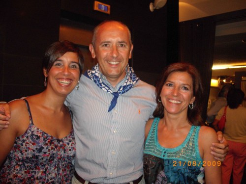 Izaskun eta Maitane bermeotarrekin Ertzilla hotelean