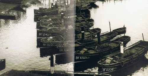 "Cocherito de Bilbao", Gotxitarren bapora (1345 folioduna) Bermeoko portuan. 